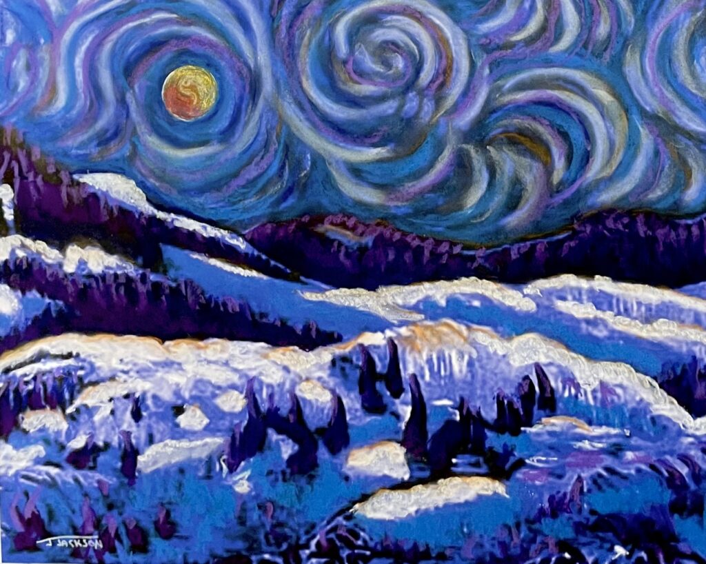 Winter pastel. 11”x 14”. $500